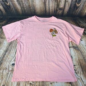 Freeze Pink Cotton Blend T-Shirt